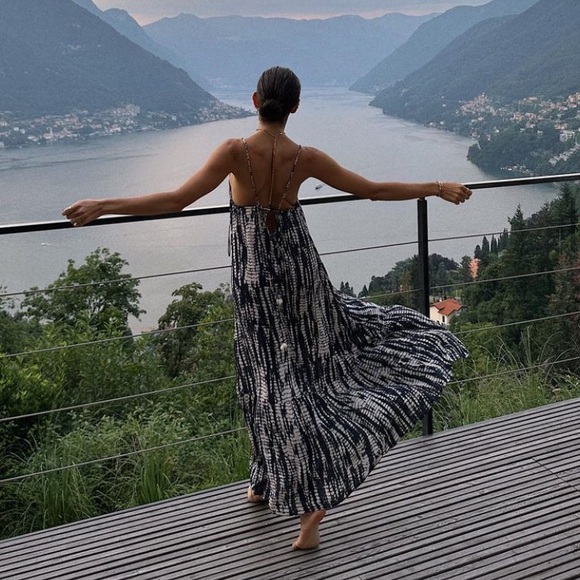 ZARA BLOGGERS’ FAVORITE TIE DYE PRINTED DRESS - Picture 1 of 11